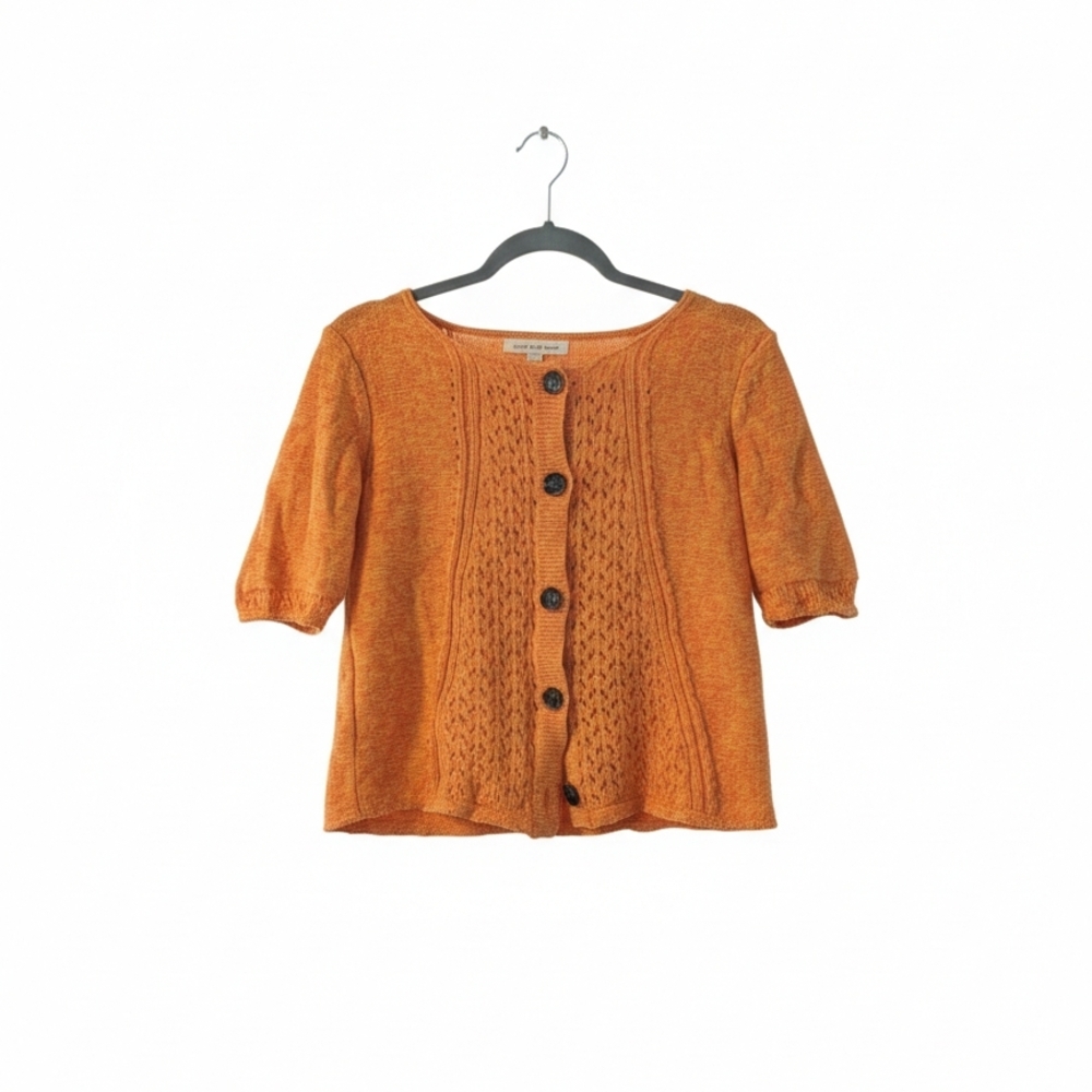 Jones New York Sport Petite Orange Knit Sweater